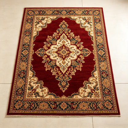 Thickened Warm Noise-reducing Floor Carpet, Washable Anti-slip Soft Flannel Rug