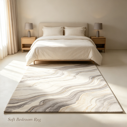 Soft Thick Plush Rug, Non-slip Warm Home Decor Carpet