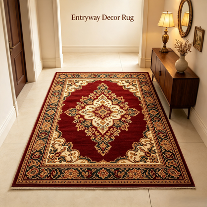 Thickened Warm Noise-reducing Floor Carpet, Washable Anti-slip Soft Flannel Rug