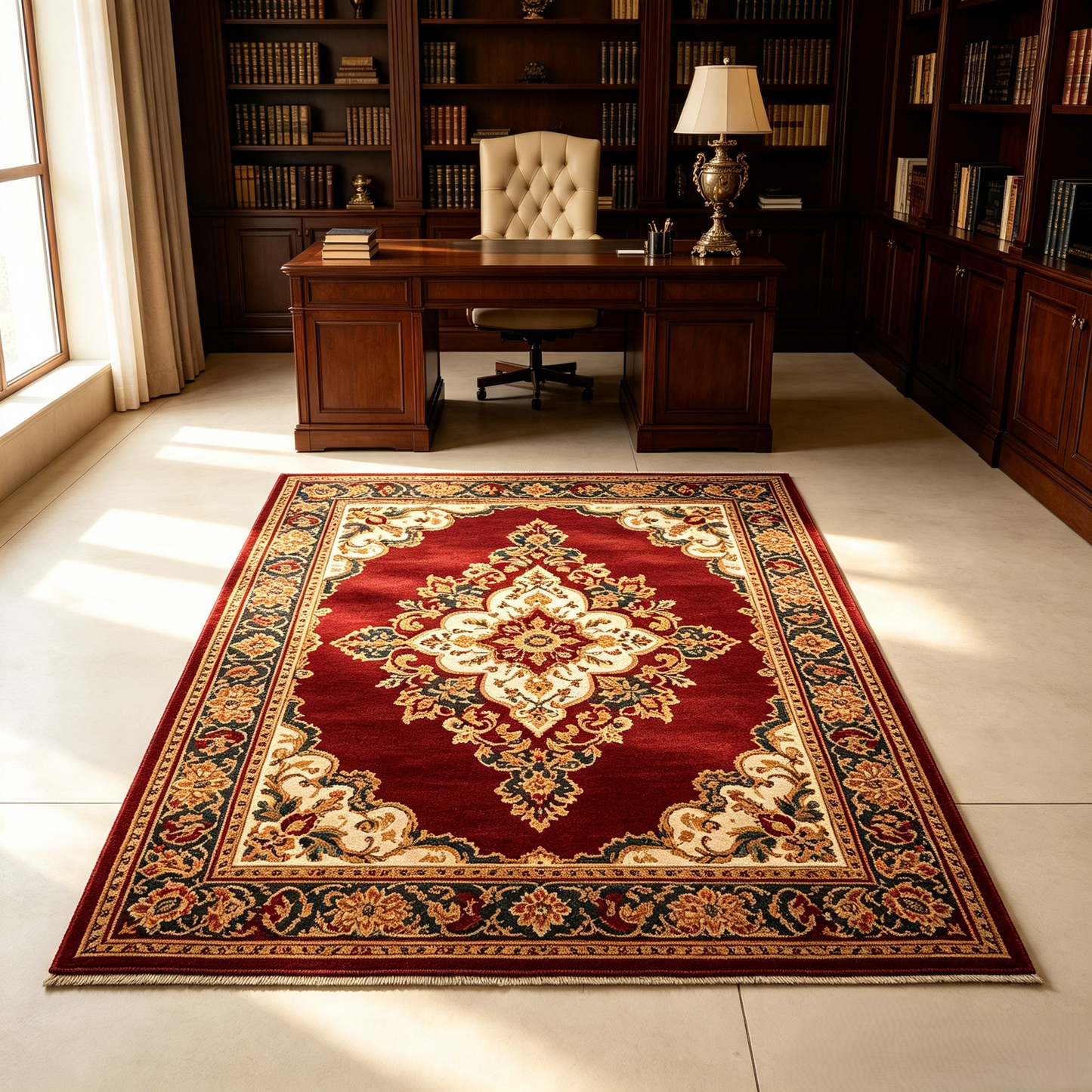 Thickened Warm Noise-reducing Floor Carpet, Washable Anti-slip Soft Flannel Rug