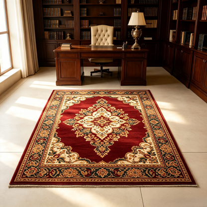 Thickened Warm Noise-reducing Floor Carpet, Washable Anti-slip Soft Flannel Rug
