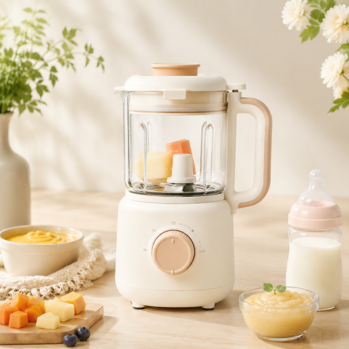 Multi-Functional Baby Food Blender, Glass Steam Cooker for Homemade Purees