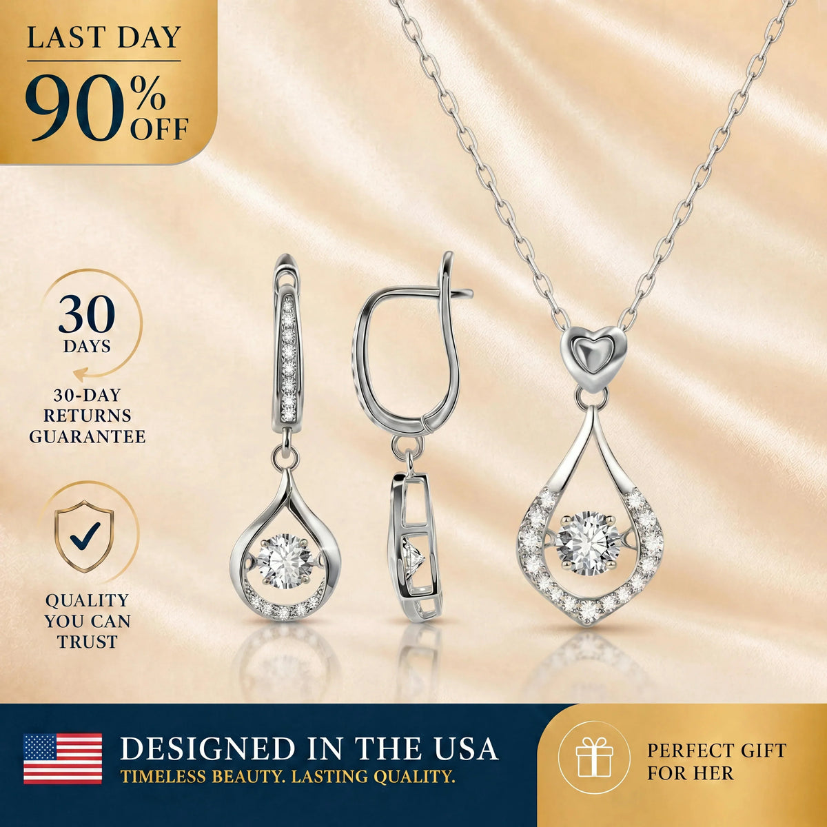 🔥 LAST DAY 90% OFF:1-Carat "Dancing" Moissanite Earrings – The Pure S925 Comfort & Sparkle You Deserve💎