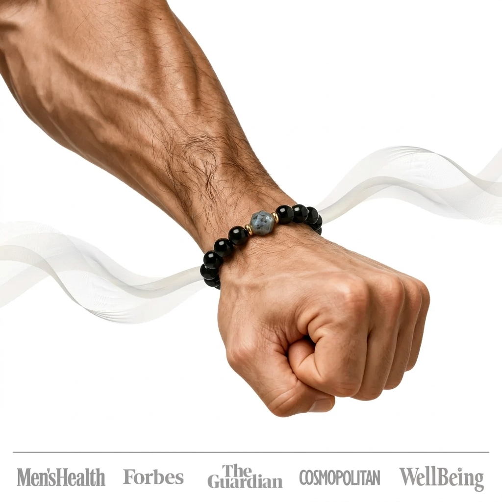 Veylor Obsidian & Black Tourmaline Bracelet – Dark Magic Protection, Shield Against Negative Energy